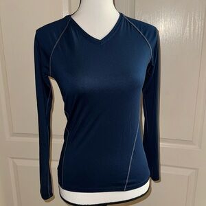 ADIDAS -  Blue Long Sleeve - Size Medium